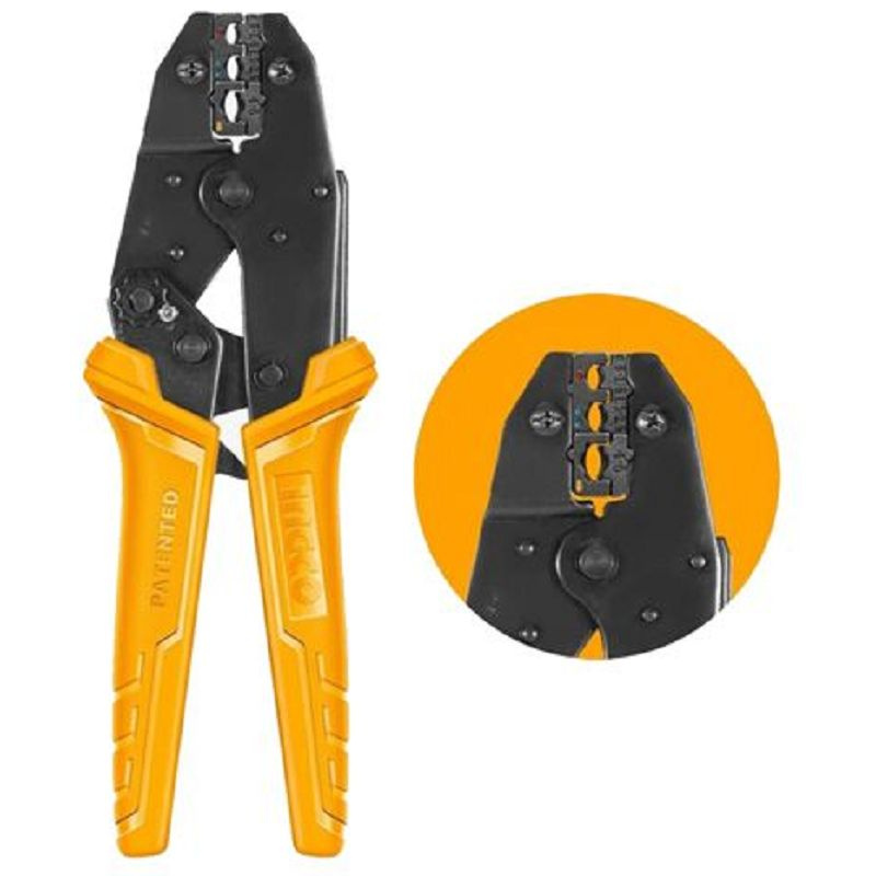 Пресс клещи для обжима изолированных наконечников 0,5-6мм INGCO ...