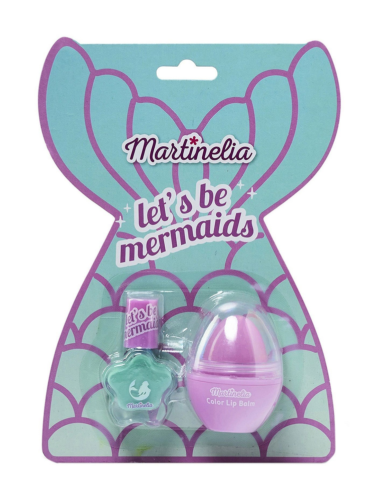 Набор детской косметики / Martinelia Nail & Lip Balm Duo Let's Be Mermaid #1