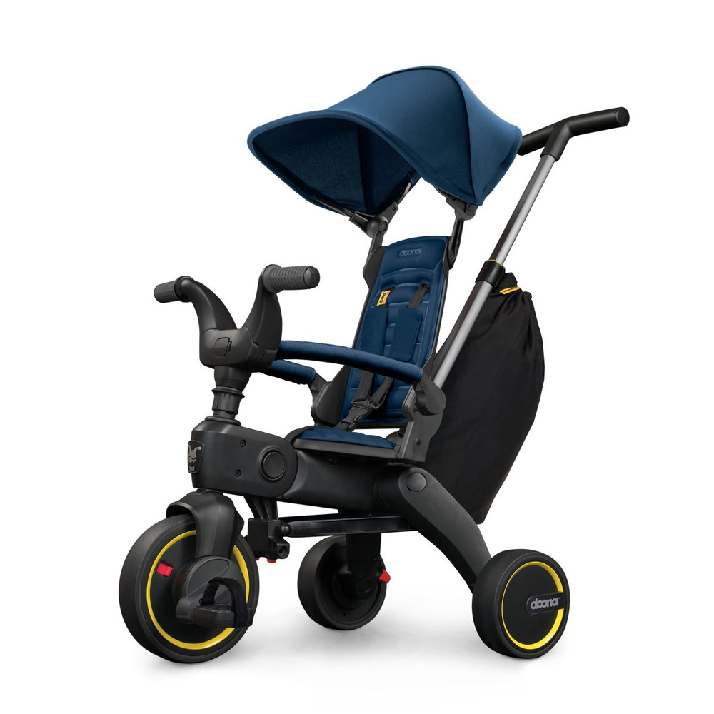 Велосипед детский Doona Liki Trike S3 Royal Blue складной, трехколесный, синий  #1