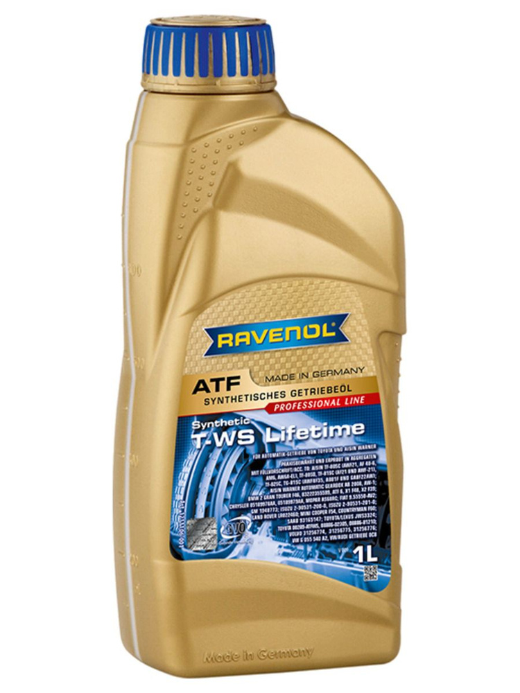 Масло АКПП RAVENOL ATF T-WS Lifetime Fluid, 1 литр #1