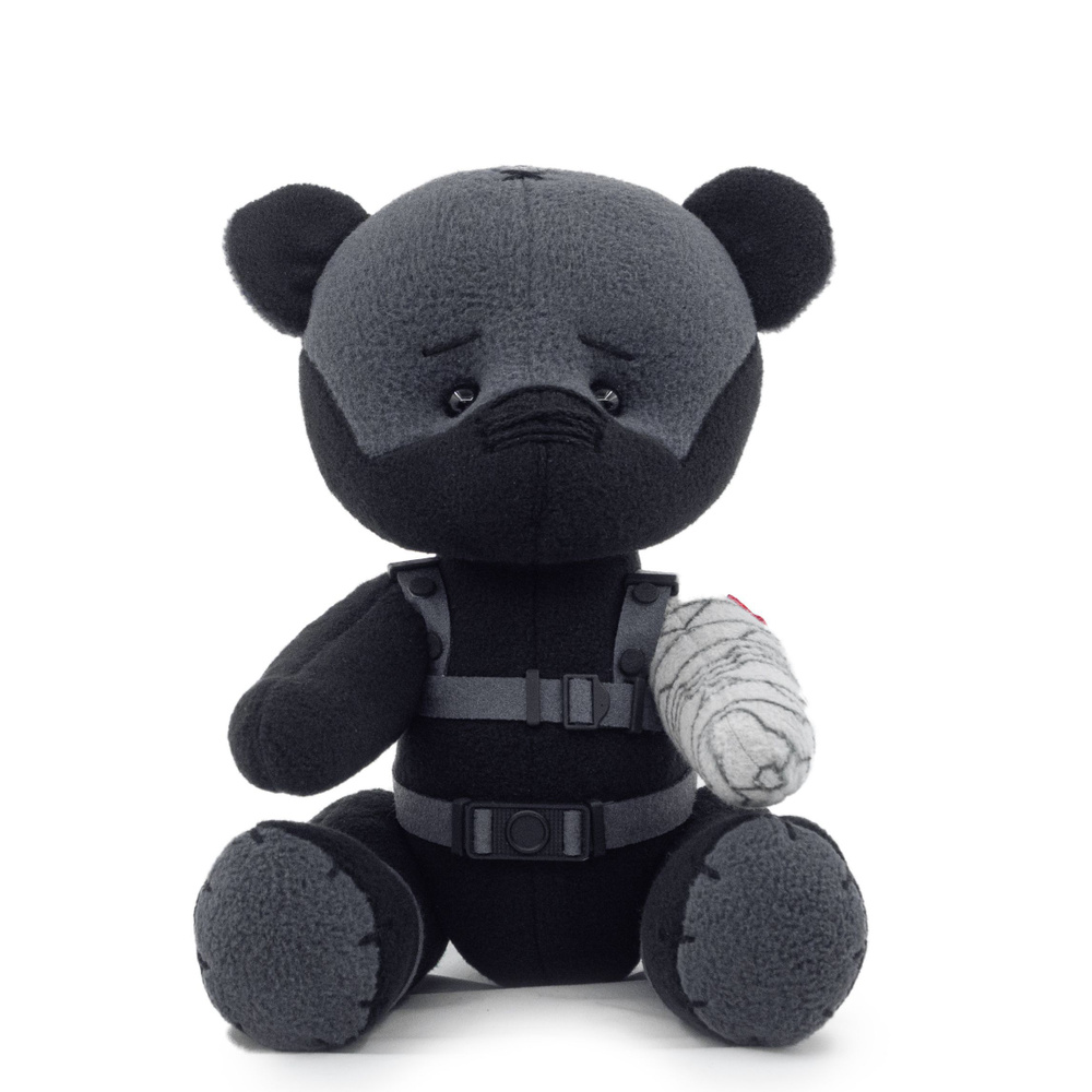Мягкая игрушка мишка Баки Зимний солдат bucky winter soldier Мстители ...