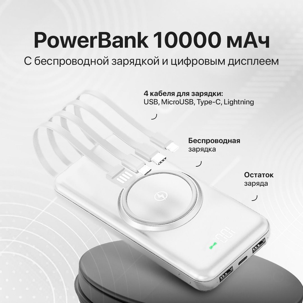 Внешний аккумулятор (Power Bank) REPODS Powerbank - купить по выгодным  ценам в интернет-магазине OZON (893521315)