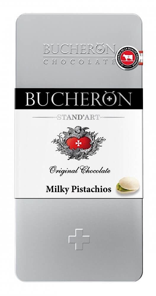 Молочный шоколад Bucheron (Milky Pistachios) с фисташкой 100г #1