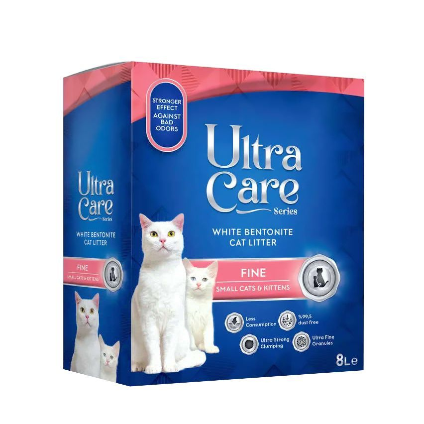 Ultra Care Fine Small Cats&Kittens комкующийся наполнитель для кошачьего туалета для котят и мелких кошек #1