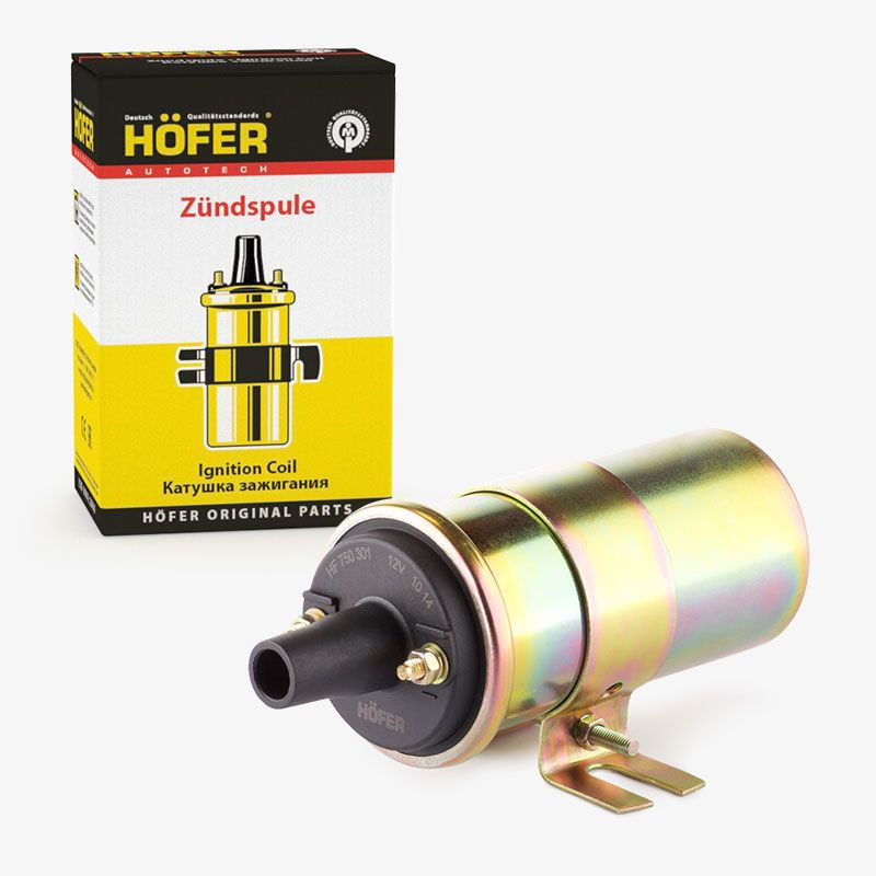 Катушка зажигания HOFER HF750301 для а/м Ваз 2101, 2104, 2105, 2106 ...