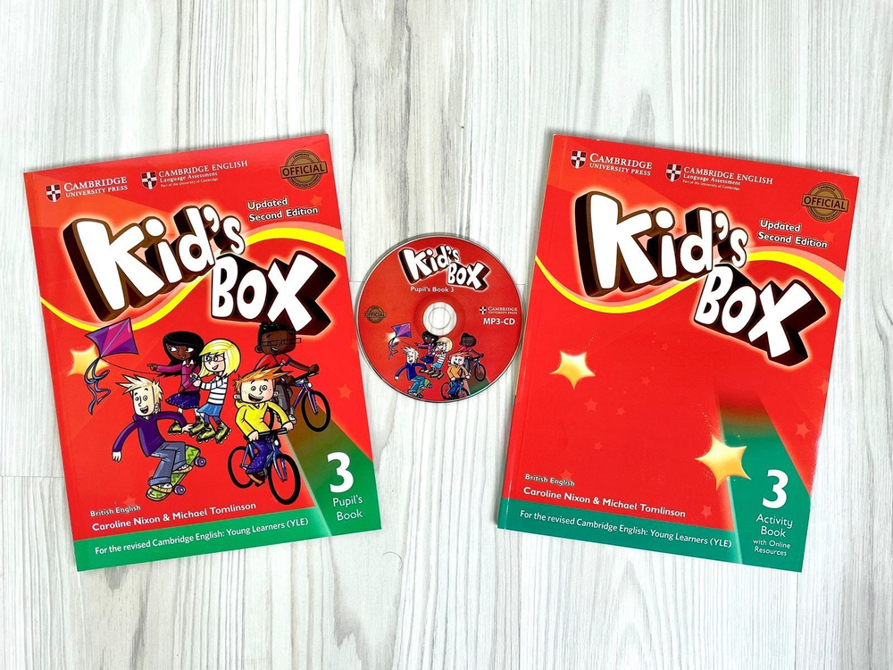 Kids Box 3 (2nd Edition) Комплект-Учебник,Рабочая Тетрадь + Диск.