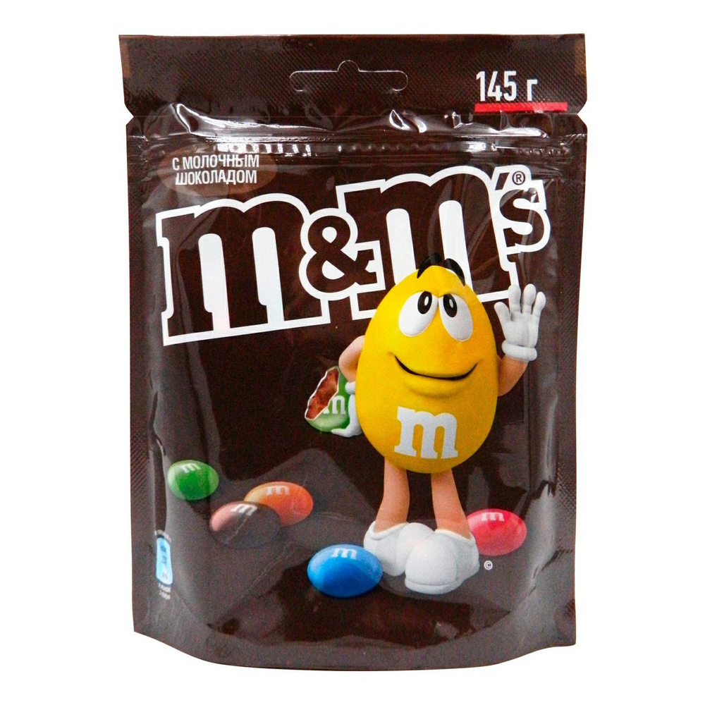 Драже M&M's с молочным шоколадом 145 г #1