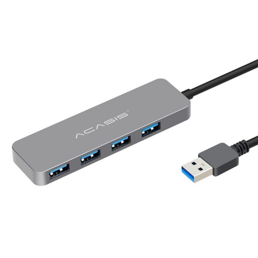 Хаб USB Acasis HS-080 на 4 порта USB 3.0, 30 см - Серый #1