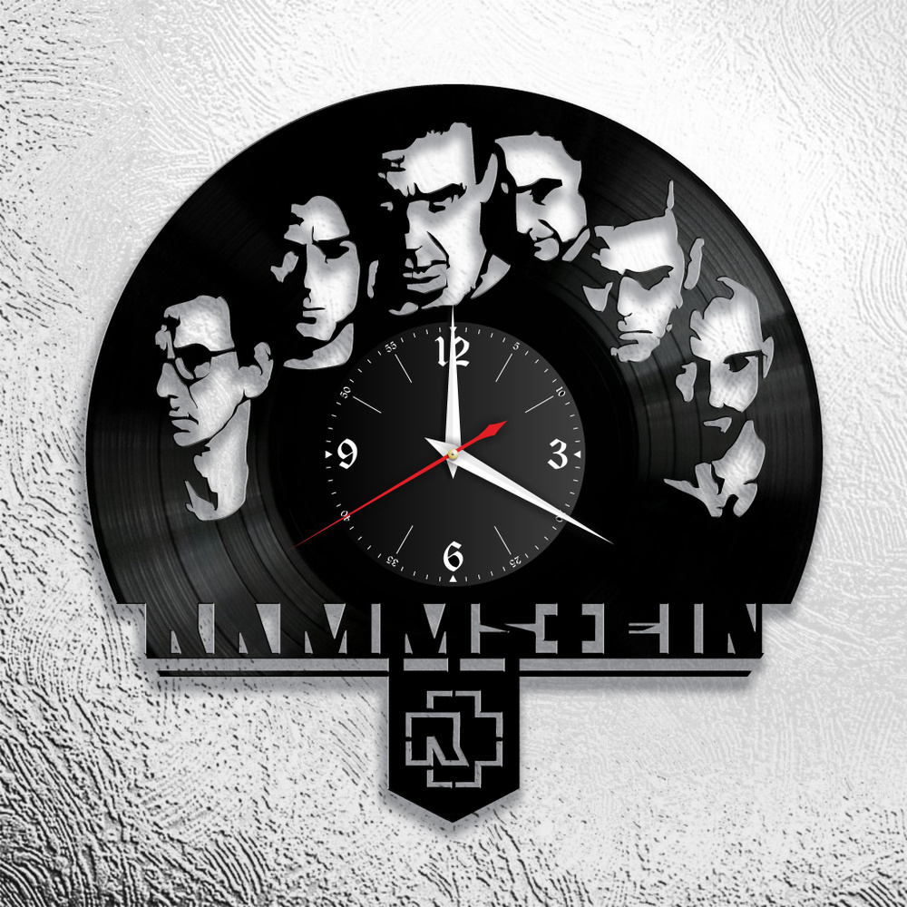 Настенные часы "Группа Rammstein, Рамштайн, Till Lindemann", 30 см #1