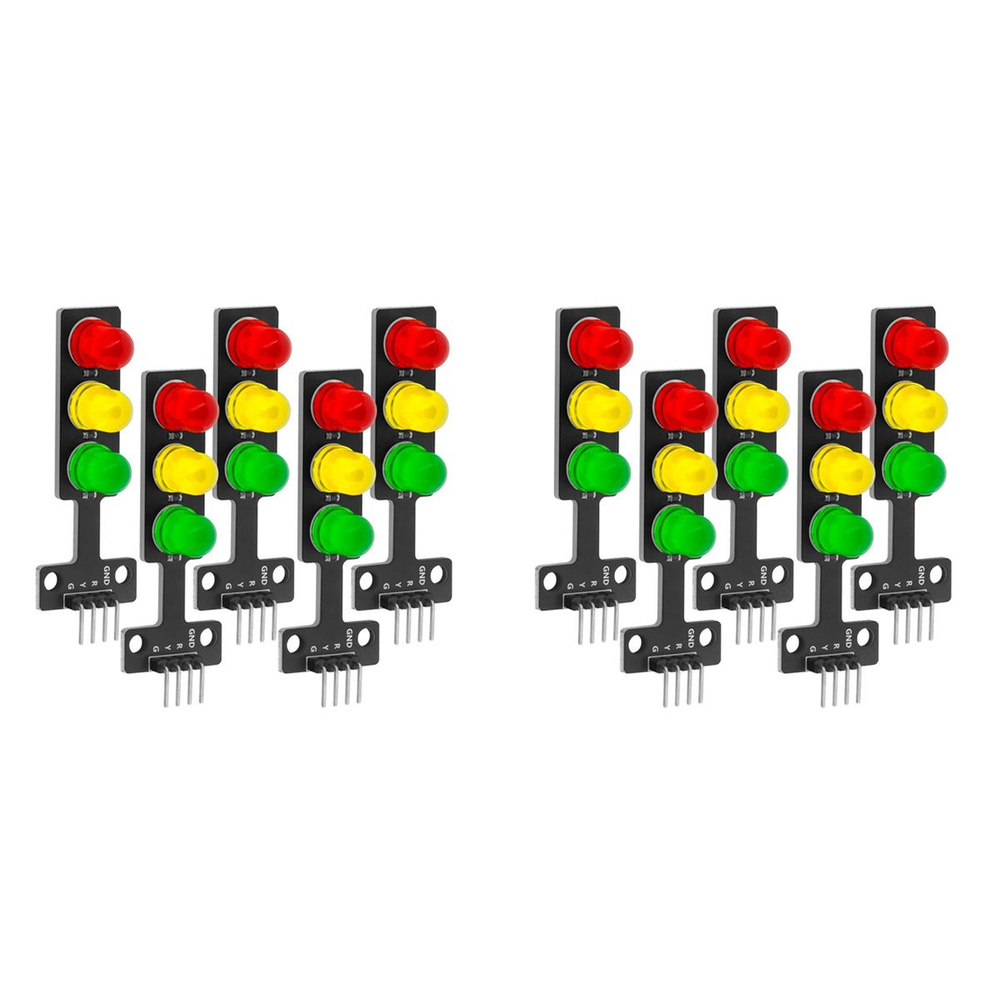 5x светодиодный модуль светофора DIY Mini 3,3-5 В, совместимый с ...