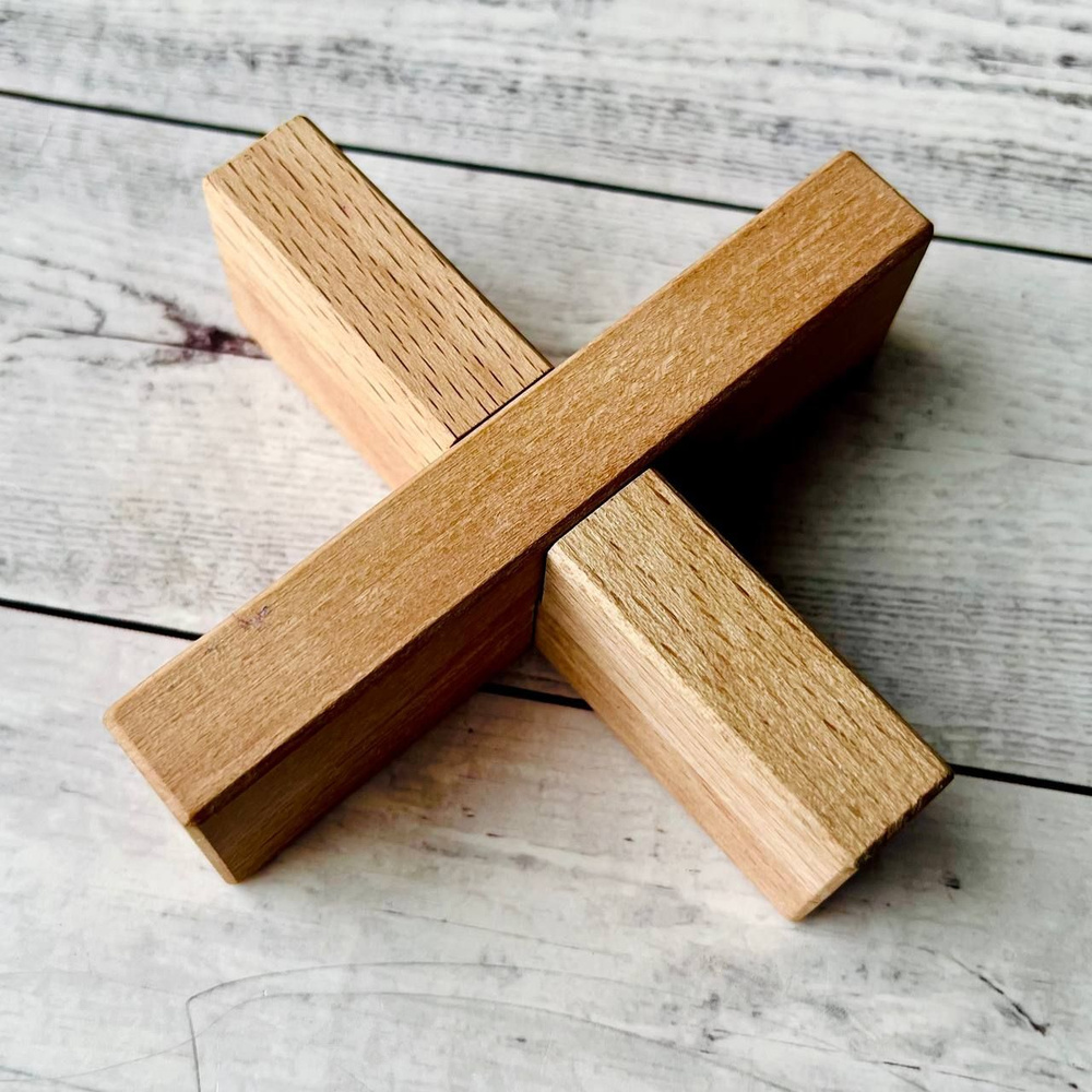 Головоломка Крест Давинчи - деревянная ханаяма купить на OZON по низкой ...