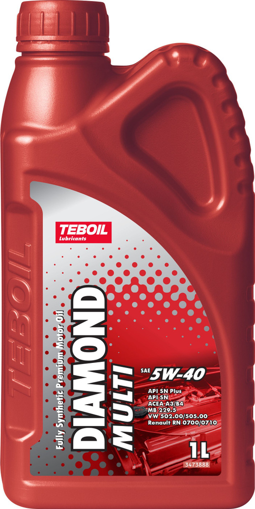 TEBOIL 5W-40 Масло моторное, Синтетическое, 1 л #1