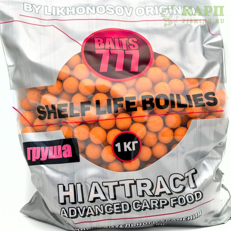 Бойлы тонущие 777 Baits Груша 14мм 1Kg #1