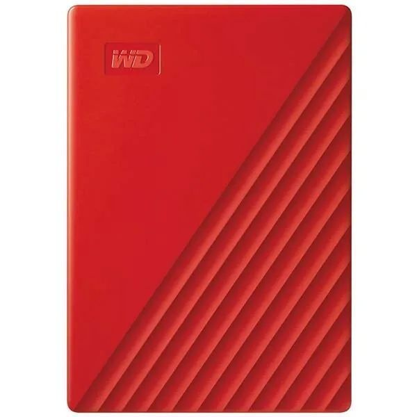 Western Digital 2 ТБ Внешний жесткий диск (WDBYVG0020BBK-WESN), красный ...