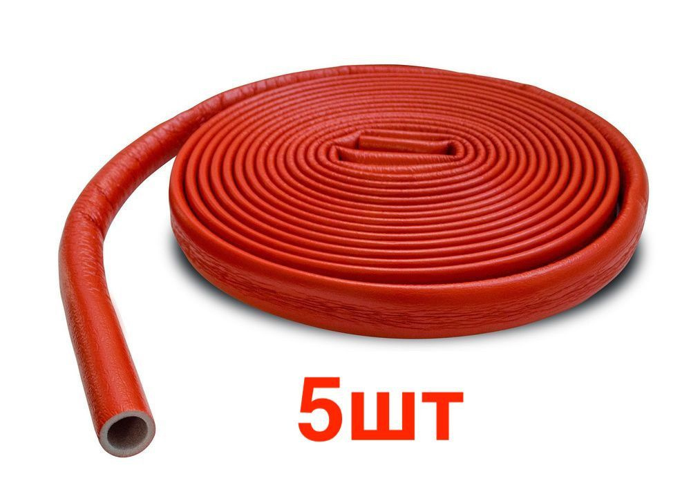 Теплоизоляция для труб Energoflex Super Protect Красная 18/4 (утеплитель для труб ф16, бухта 11м) 5шт #1