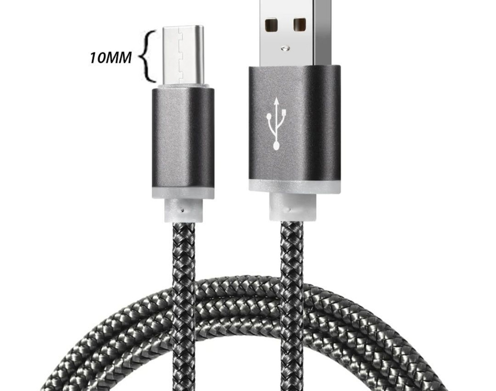 Кабель USB Type-C, USB 2.0 Type-C 10 мм - купить по низкой цене в  интернет-магазине OZON (943561691)