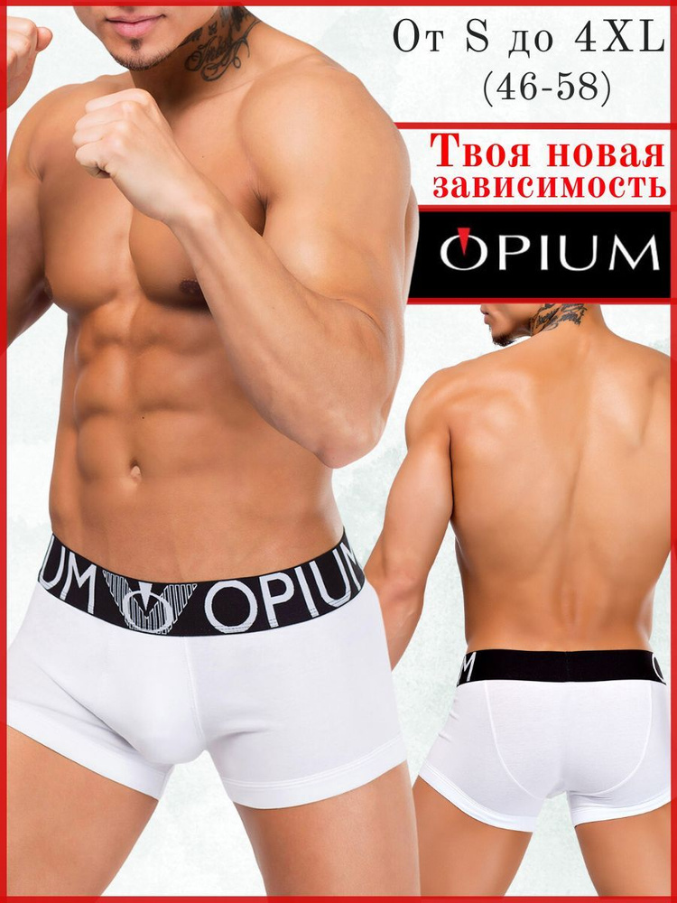 Трусы боксеры OPIUM Нижнее белье, 1 шт - купить с доставкой по выгоднымценам в интернет-магазине OZON (923948372)