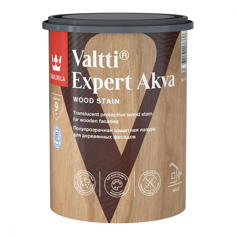 Tikkurila (Тиккурила) Антисептик VALTTI EXPERT AKVA 0,9л #1