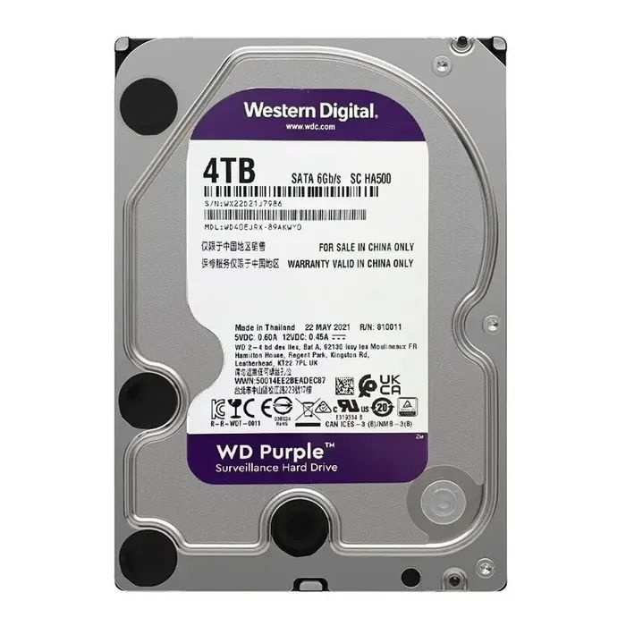 4 тб жесткий диск wd purple