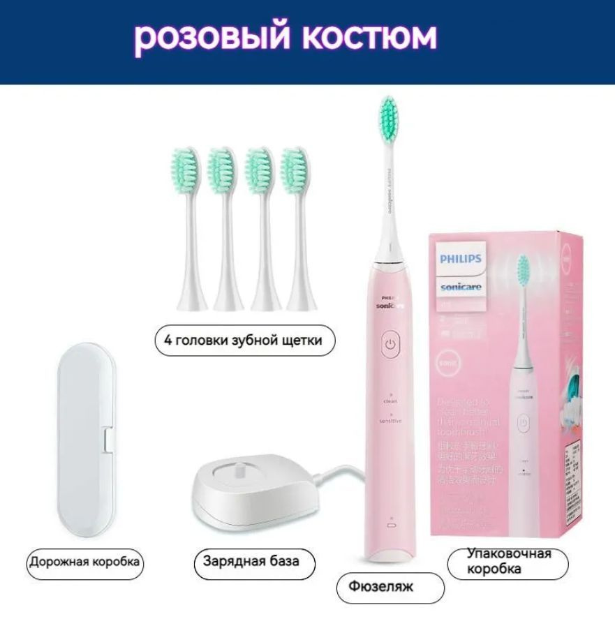 Набор электрических зубных щеток Philips Sonicare HX2421 - купить по ...