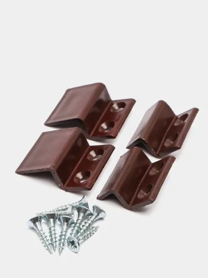 Крепление для москитной сетки 4 шт.( Коричневые) в комплекте усиленные ...