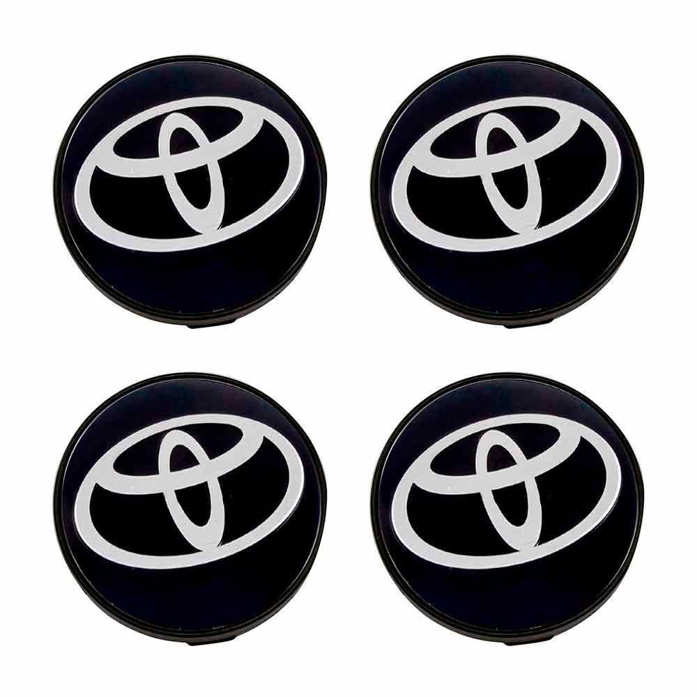Колпачки на литые диски 63/58/12 мм - 4 шт / Заглушки ступицы Toyota ...