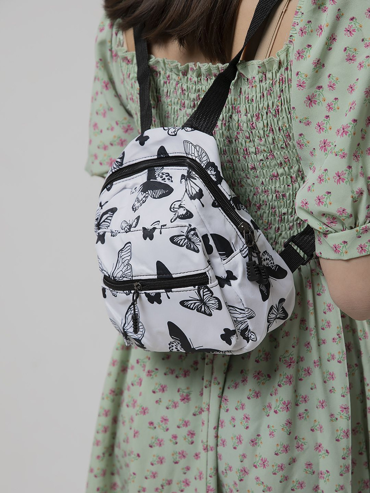 Рюкзак женский с принтом / мини-рюкзак - купить с доставкой по выгодным ...