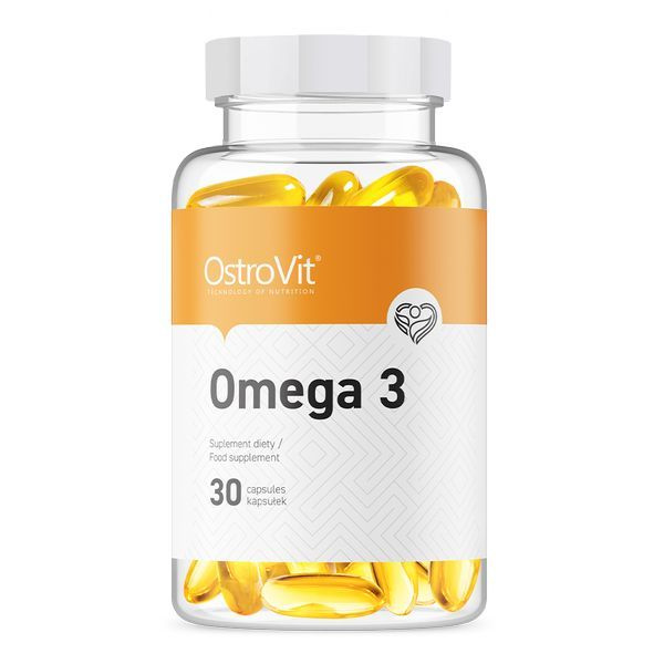 Рыбий жир Ostrovit Омега 3 (OstroVit Omega 3) 1000 мг 30 капс #1