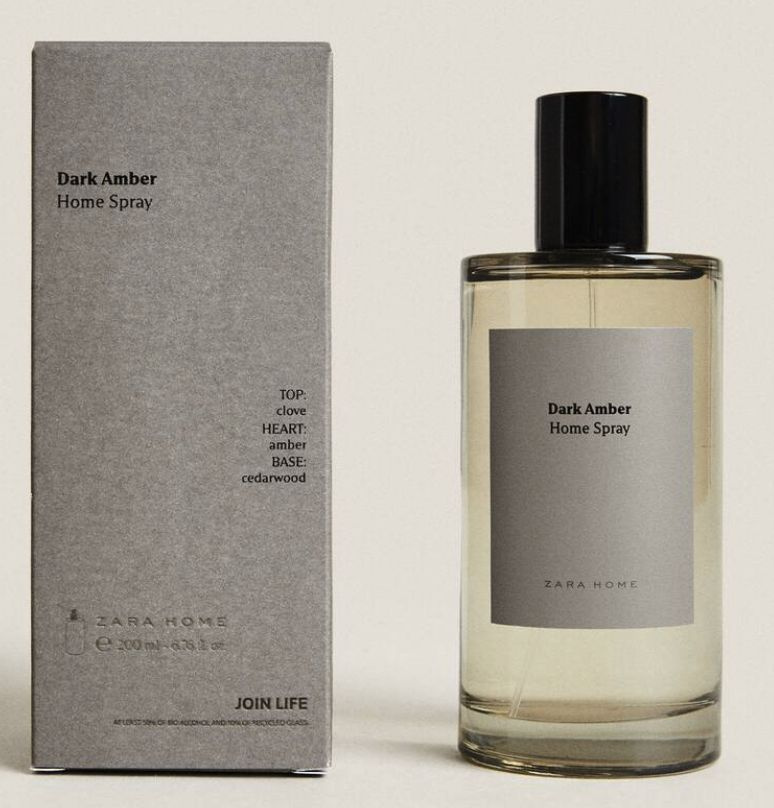 ZARA Спрей для дома DARK AMBER DIFFUSER SPRAY купить с доставкой по выгодным ценам в интернет