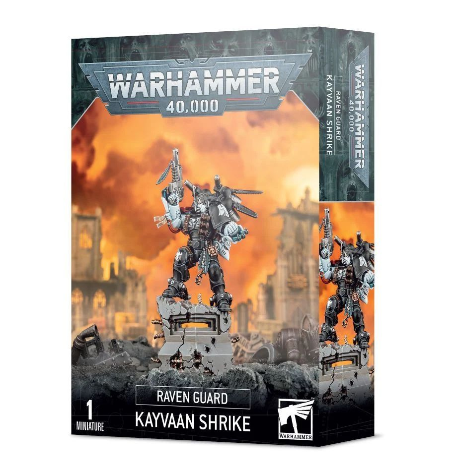 Набор миниатюр для настольной игры Warhammer 40000 - Raven Guard: Kayvaan  Shrike