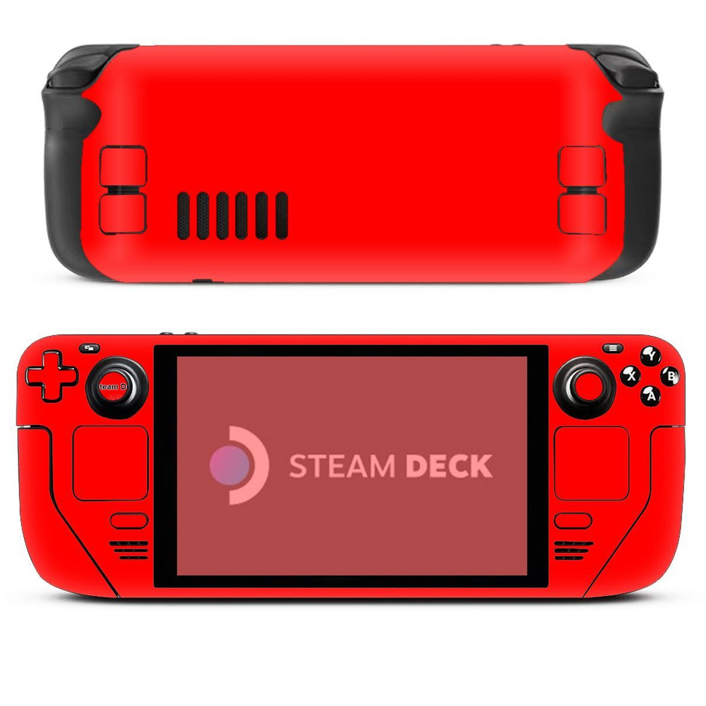 Защитная плёнка для Steam Deck/OLED наклейка виниловая Красная - купить с  доставкой по выгодным ценам в интернет-магазине OZON (1004656842)