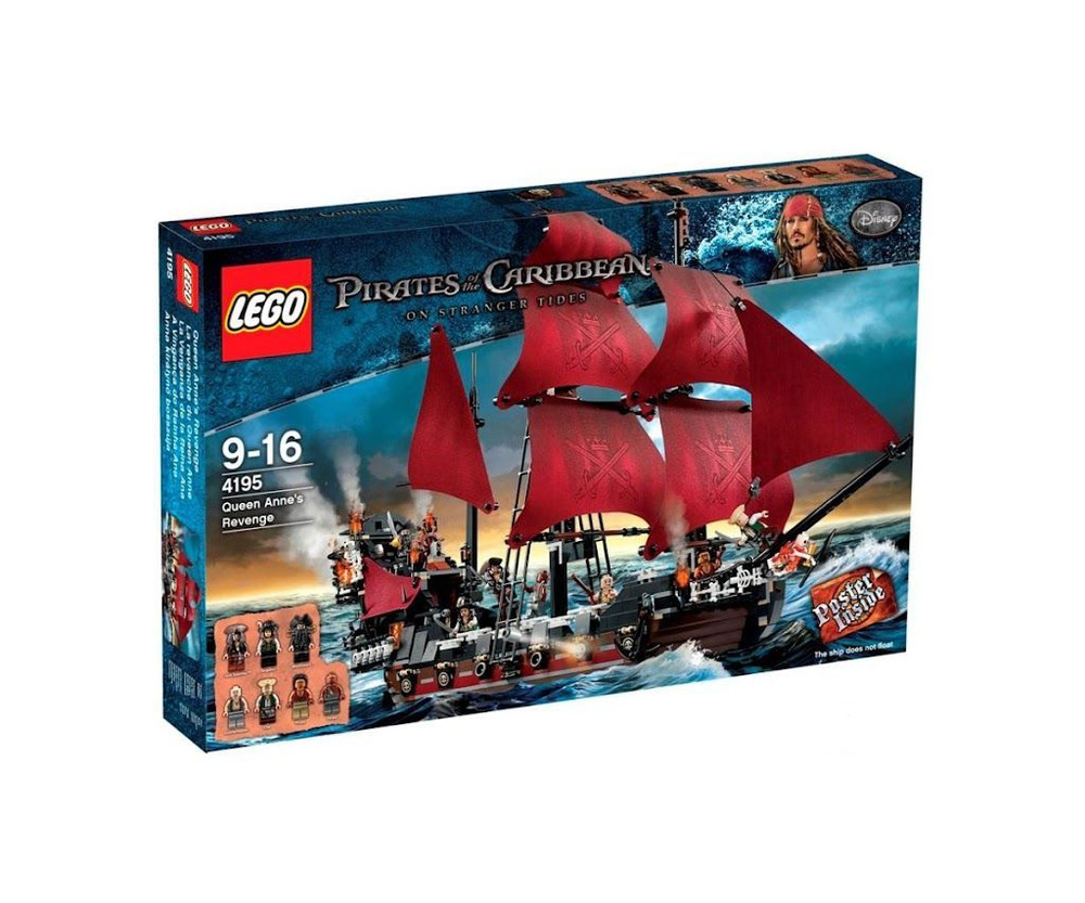 Конструктор LEGO Pirates of the Caribbean 4195 Queen Anne's Revenge ...