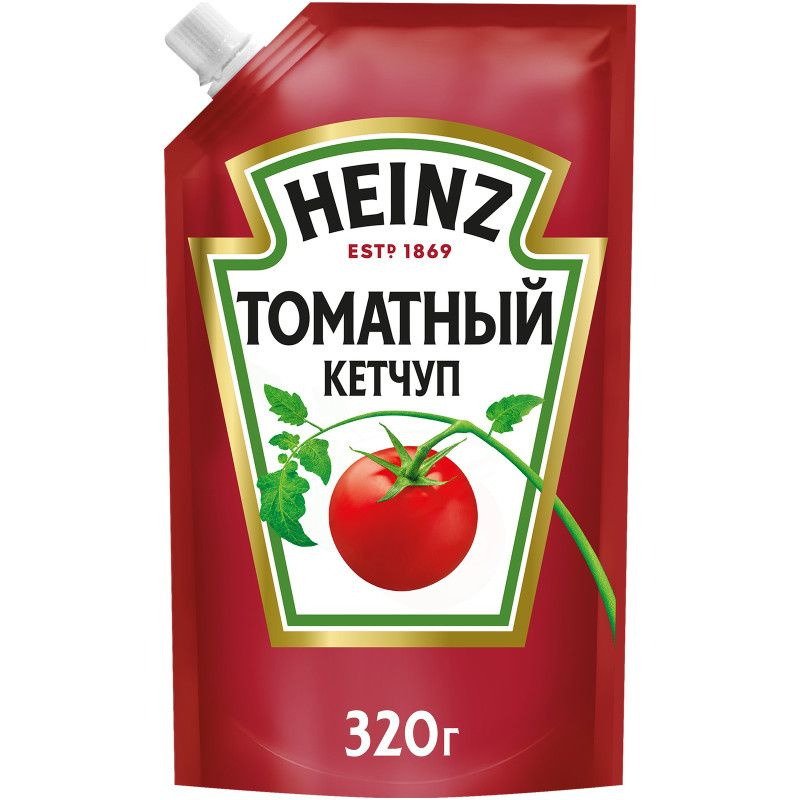 Кетчуп Heinz томатный, 320г #1