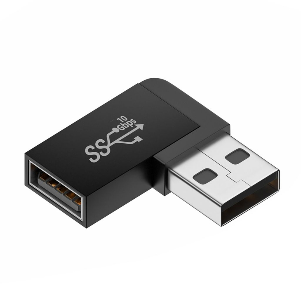 USB 3.0 между мужчинами и женщинами 90-градусный прямоугольный адаптер-удлинитель USB-разъем вверх-вниз #1