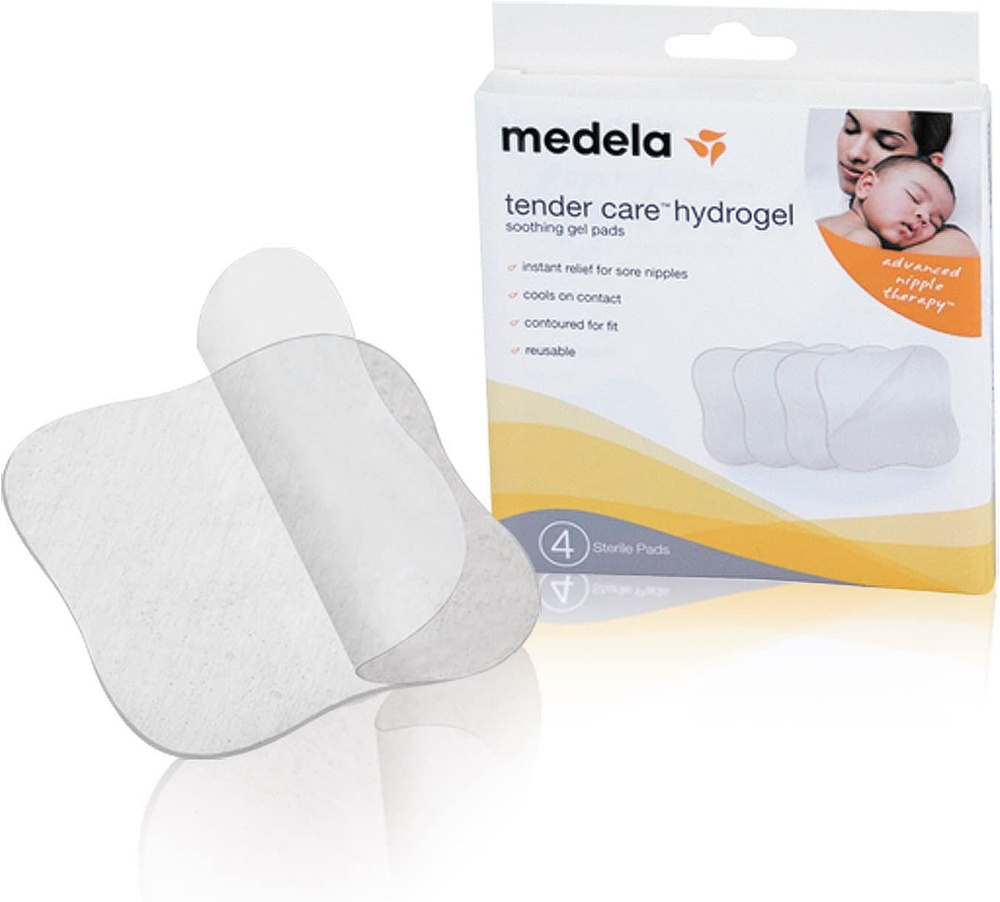 Medela Гелевые подушечки для грудного вскармливания, 4 штуки, для  облегчения болезненности сосков, вызванной кормлением грудью или сосанием -  купить с доставкой по выгодным ценам в интернет-магазине OZON (1352394556)