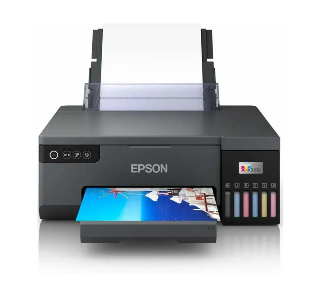 Принтер струйный Epson EcoTank L8050 / C11CK37402 формат А4, черный,  цветная печать, фотопечать (C11CK37402)