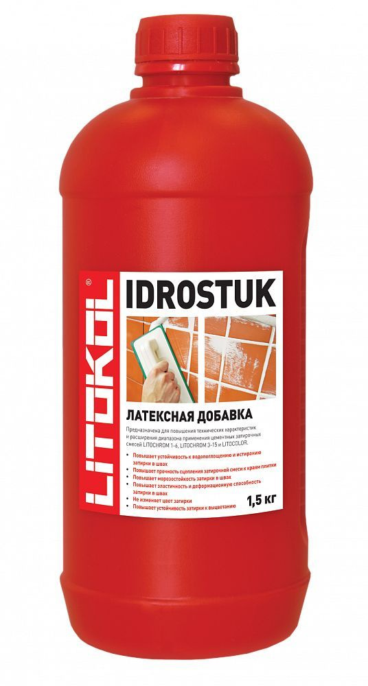 Латексная добавка IDROSTUK- м (1,5 кг) #1