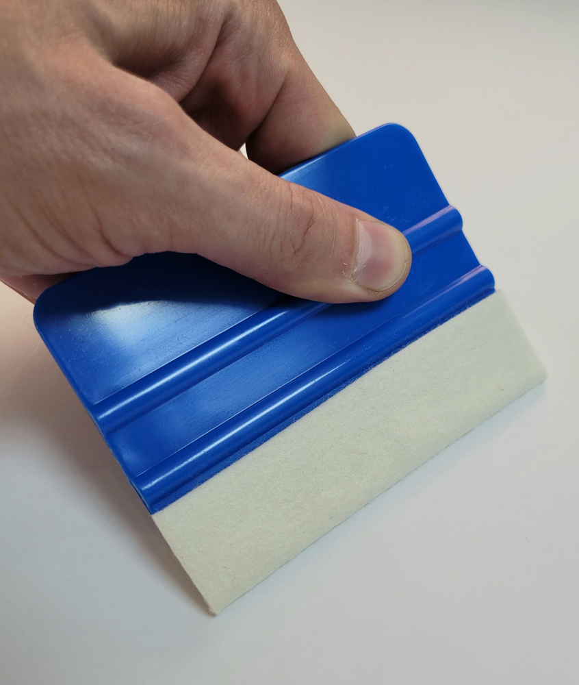 Ракель жесткий с войлочной накладкой. Выгонка для пленки и тонировки ...