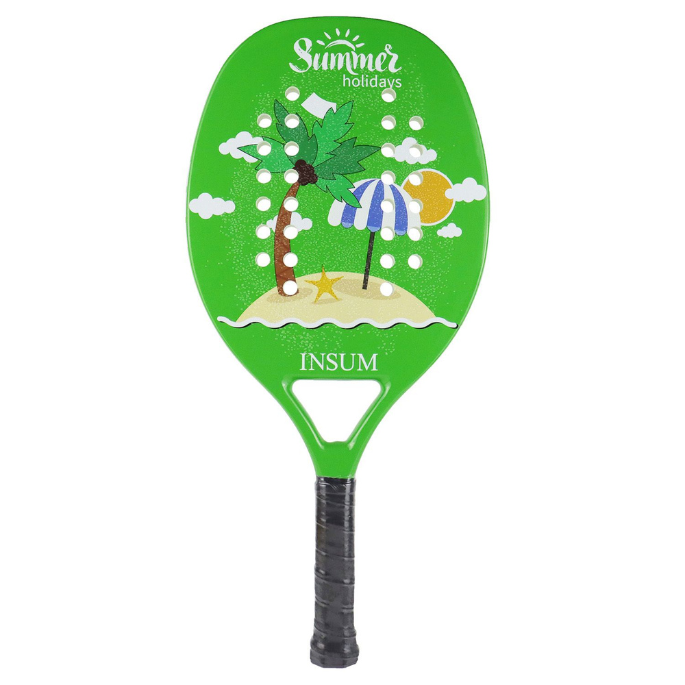 INSUM Raquete Пляжный теннис 100% углеродное волокно EVA SOFT Ракетка ...