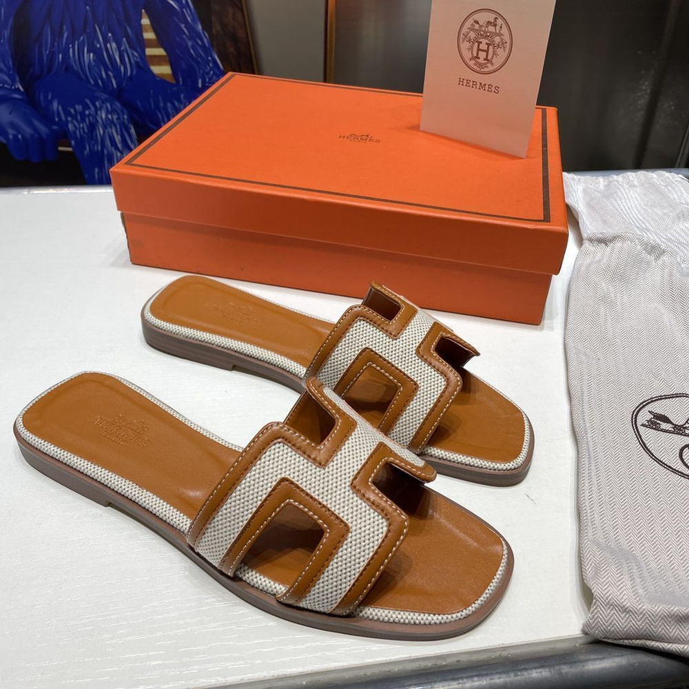 Тапочки Hermes #1