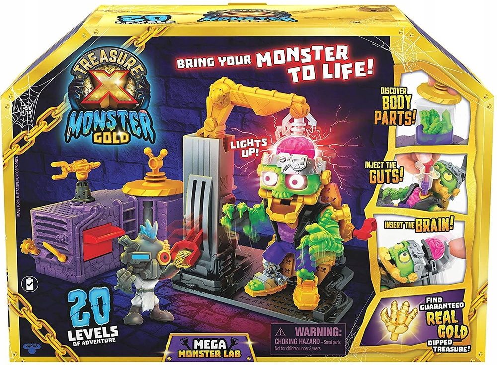 Фигурка Moose Toys Treasure X Monster Lab Настоящий Зомби