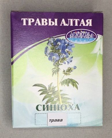 Чайный напиток Травы Алтая Синюха голубая, трава, коробка, 25 г  #1
