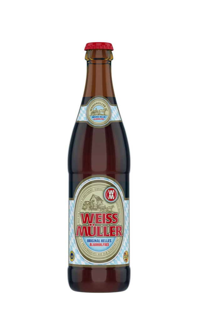 Пиво безалкогольное WeissMuller Original Helles, 4 шт по 0.5л #1