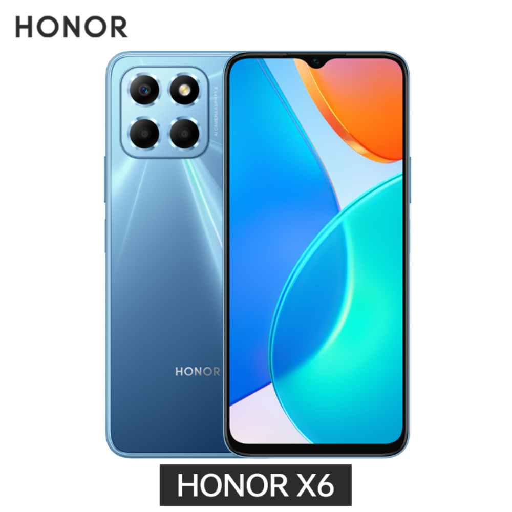 Смартфон Honor X6 - купить по выгодной цене в интернет-магазине OZON  (1112721374)