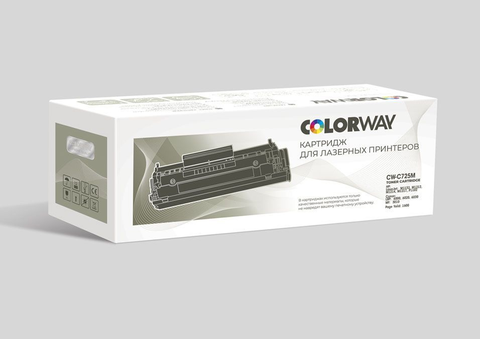 Картридж для принтера CANON, для модели (725) LBP6000/MF3010 Univ., ColorWay  #1