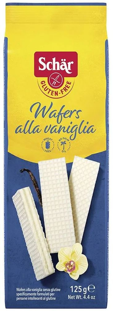 Вафли "Wafers alla vaniglia" 125 г со вкусом ванили Dr. Schar, 1 шт #1