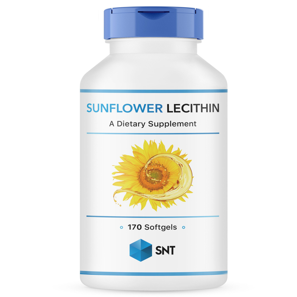 SNT Лецитин подсолнечный, Sunflower Lecithin 170 капсул #1