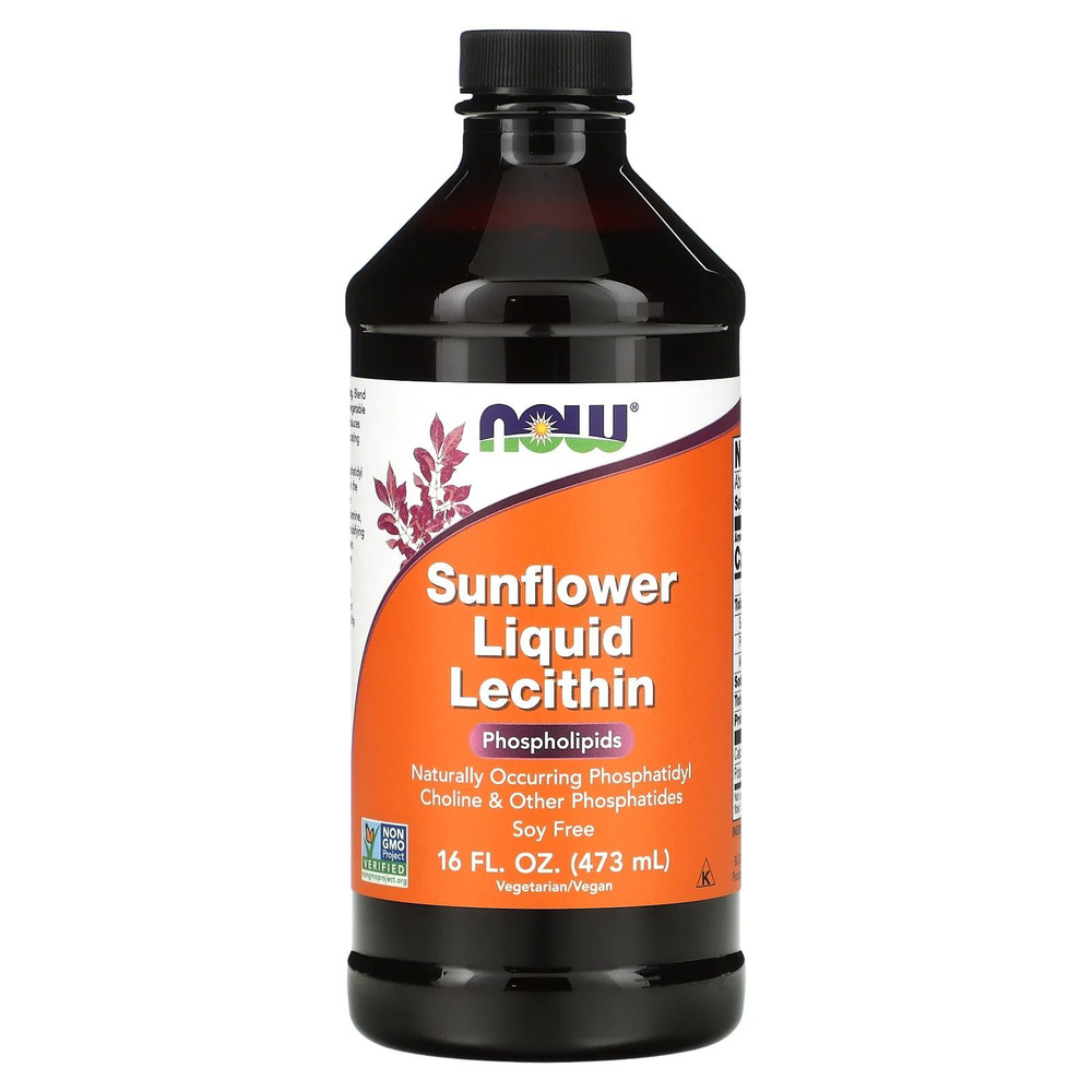 Лецитин подсолнечника, жидкий NOW Foods Sunflower Lecithin, 473 мл #1