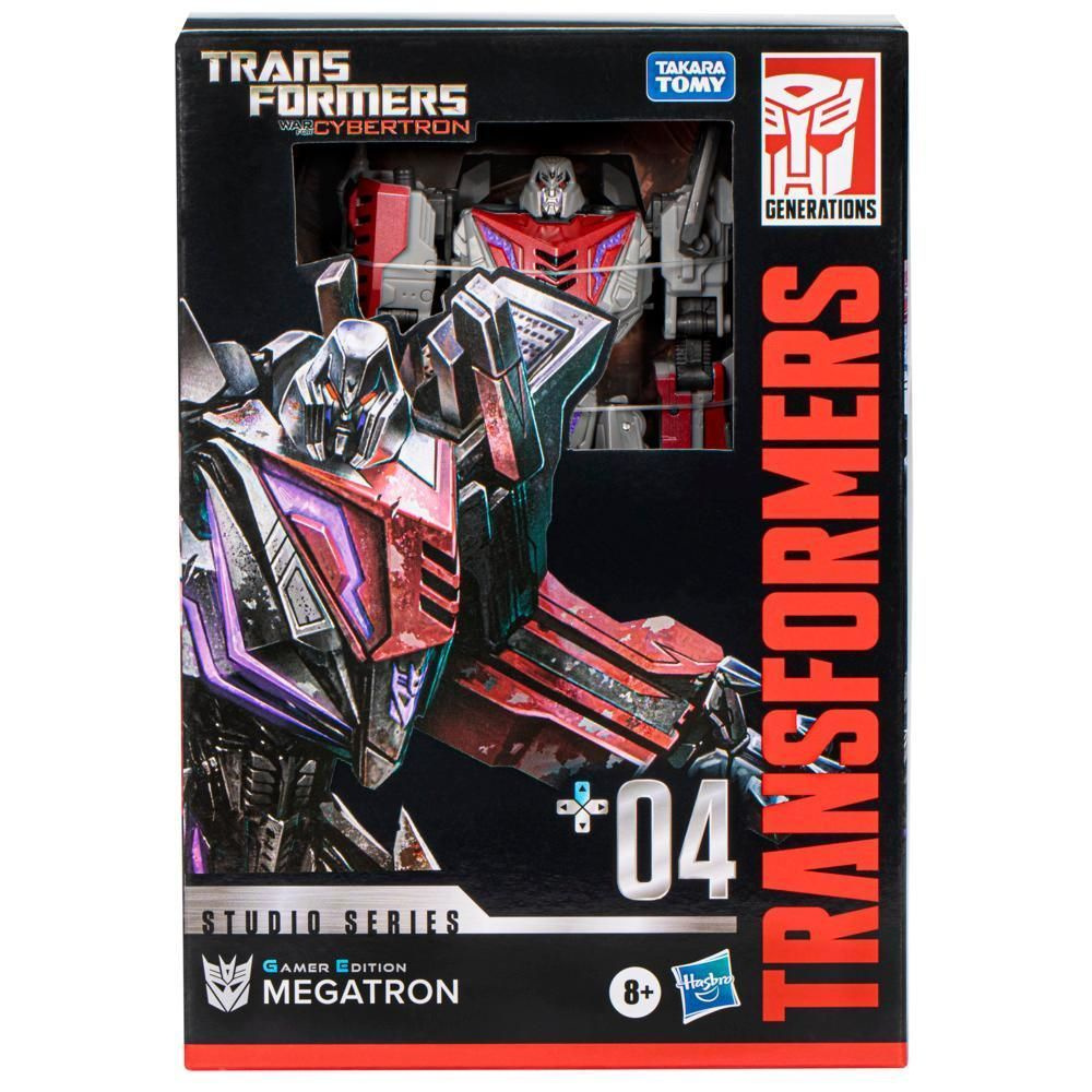 Трансформеры игрушки Hasbro Studio Series Voyager Transformers: War for  Cybertron 04 Gamer Edition Megatron (16.5 cm) F7244