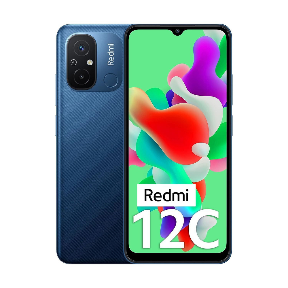 Xiaomi Смартфон Redmi 12C Global, 2 nano SIM Global 4/128 ГБ, синий